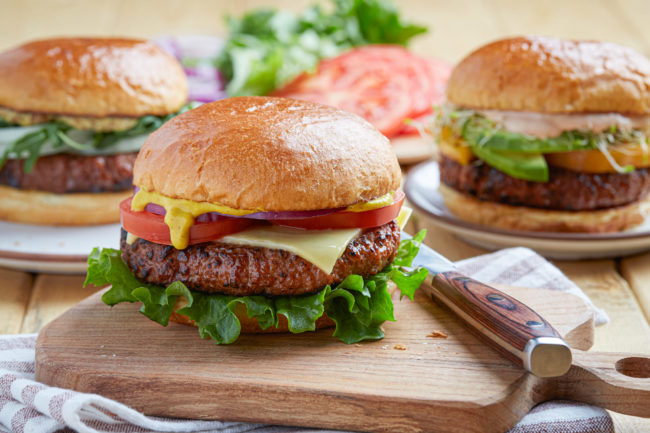 Plate Multiple Burgers image