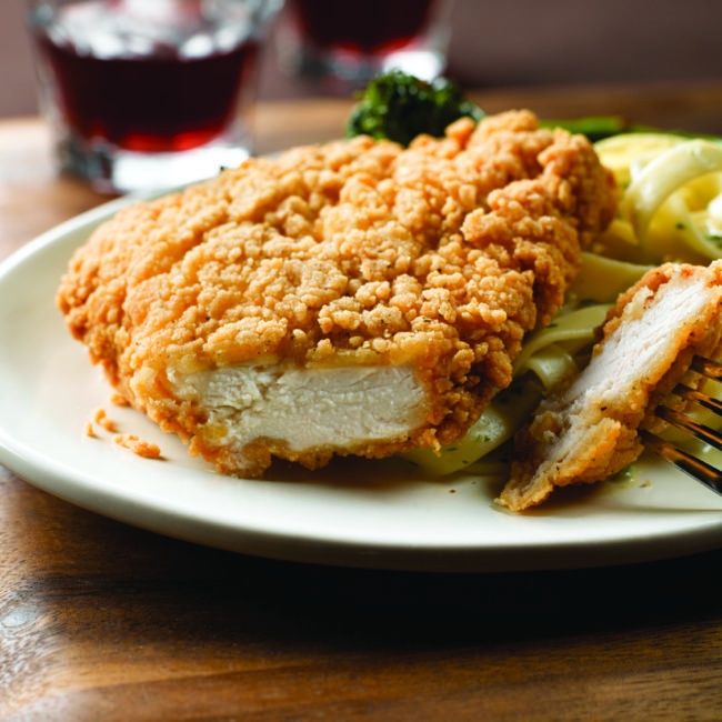 supreme crunch chicken breast and pasta